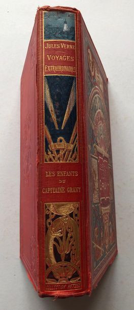 Jules VERNE Les Enfants du capitaine Grant. 

Collection Hetzel, sd (ca 1912-1917)....