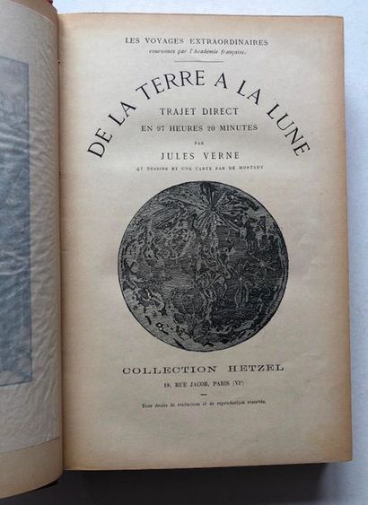 Jules VERNE De la Terre à La Lune et Autour de la Lune. 

Ill. par de Montaut (De...