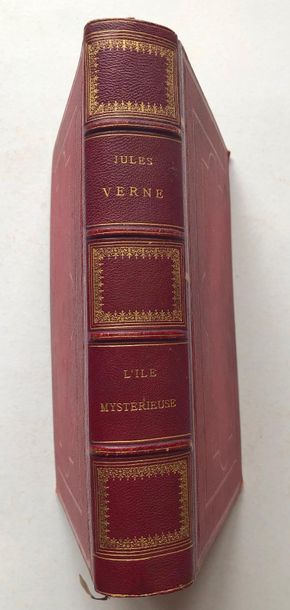 Jules VERNE L'Ile mystérieuse.

Paris, Bibliothèque d'Education et de Récréation...