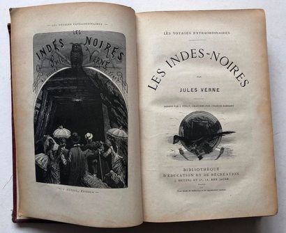 Jules VERNE Les Indes Noires.

Paris, Bibliothèque d'Education et de Récréation J....