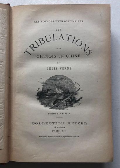 Jules VERNE Les Tribulations d’un Chinois en Chine / Les Cinq cents millions de la...