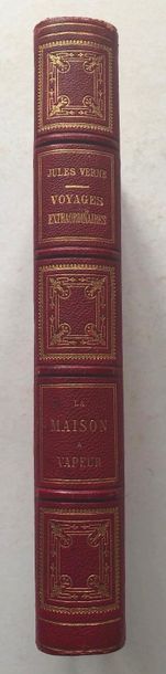 Jules VERNE La Maison à vapeur. Voyage à travers l'Inde Septentrionale.

Paris, Bibliothèque...