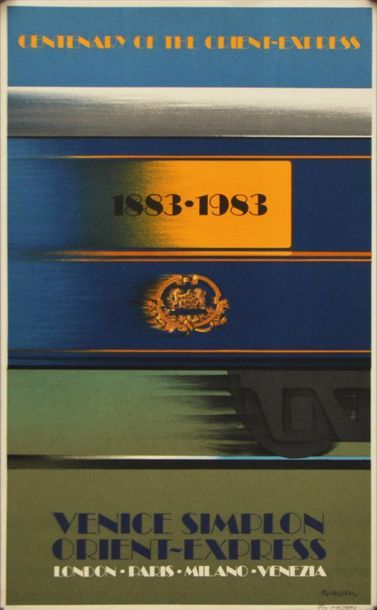 FIX-MASSEAU PIERRE Centenary of the Orient-Express. 1883 - 1983. Venice Simplon Orient...