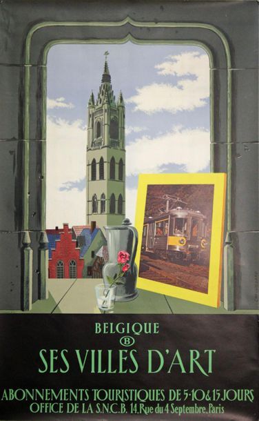 CAPOUILLARD (Gaston Bogaert says). Belgium, its cities of art, office of the SNCB....
