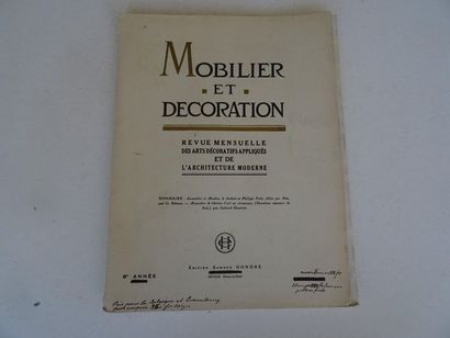null « Mobilier et décoration d’intérieur » [revue française des arts décoratifs...