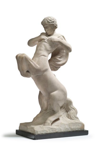 TESSA (XXème) 
Centaure
Sculpture en pierre taillée
Signée «Tessa 1944»
H: 50 cm