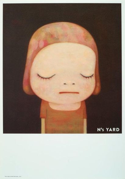 Yoshitomo NARA(1959) 
Dead of Night, 2016
Offset lithographie poster 51,5 x 36,5...