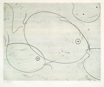 Marx ERSNT (1891-1976) 
Fish
Lithography non-commercial No. VIII/ VIII and plywood
50...