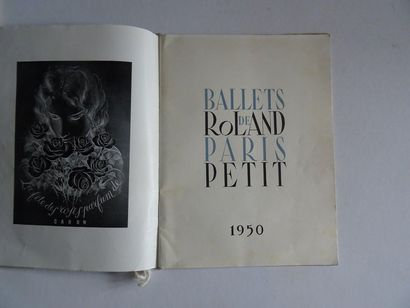 null « Ballet de Paris », Roland Petit ; Ed. Théâtre Marigny, 1950, environ 35 p....