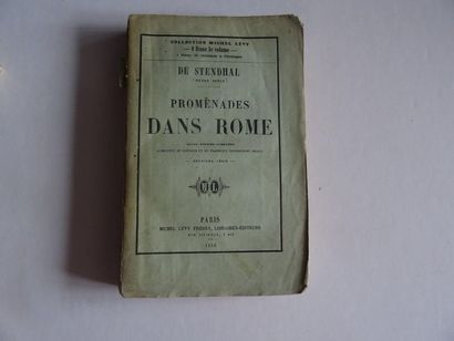 null « Promenades dans Rome », Stendhal ; Ed. Michel Lévy Frères éditeur, 1858, 380...