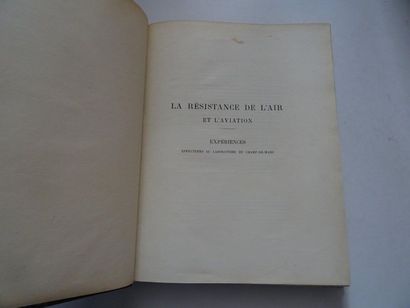 null « La résistance de l’air et l’aviation », Gustave Eiffel ; Ed. H. Dunot et E....