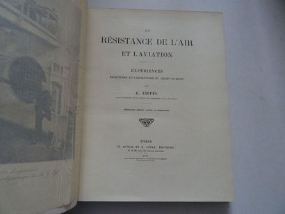 null « La résistance de l’air et l’aviation », Gustave Eiffel ; Ed. H. Dunot et E....