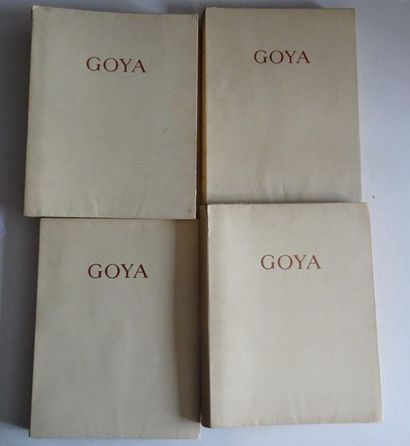 null « Goya » [catalogue raisonné en quatre volume], X Desparmet Fitz-Gérald ; Ed....