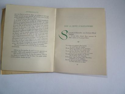 null « Aphrodite », Pierre Louÿs ; Ed. Editions de la Mappemonde, 1944, 292 p. (ouvrage...
