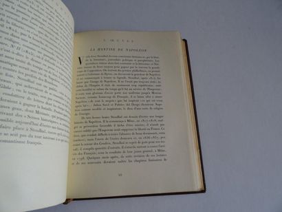 null « Souvenirs d’égotisme », Stendhal ; Ed. Bibliothèque des éditions Richelieu,...
