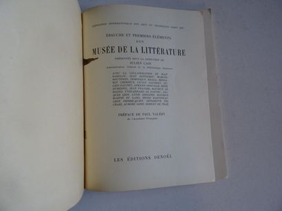 null « Ebauche et premiers éléments d’un musée de la littérature » [catalogue d’exposition]...