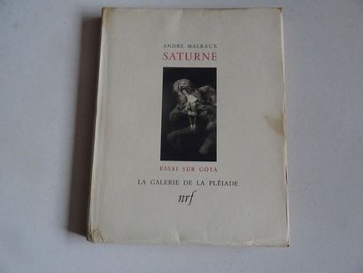 null « Saturne : essai sur Goya », André Malraux ; Ed. La galerie de la pléiade /...