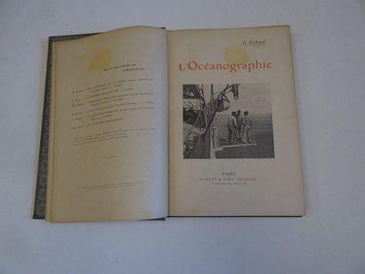 null « L’océanographie », J. Richard ; Ed. Vuibert et Nony, sans date, 400 p. (couverture...