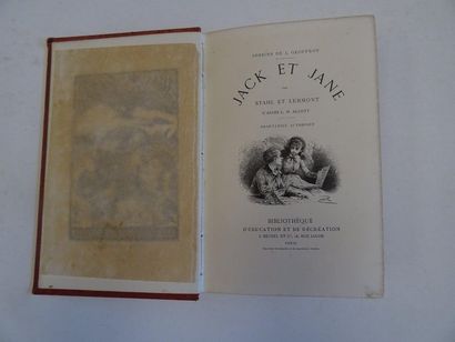 null « Jack et Jane », Stahl et Lermont d’après L.M. Alcott ; Ed. Bibliothèque d’éducation...
