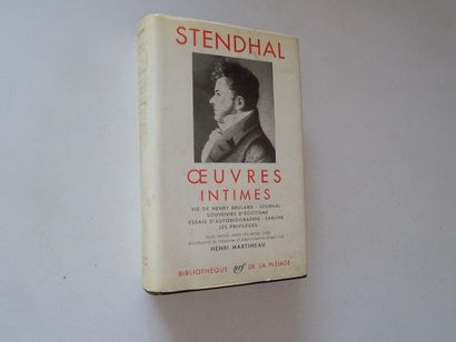 null « Œuvres intimes », Stendhal, Henri Martineau ; Ed. Bibliothèque de la pléiade,...