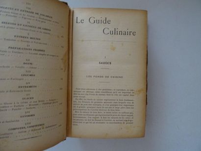 null « Le guide culinaire », A. Escoffier ; Ed. Emile Colin et Cie, 1907, 1248 p....