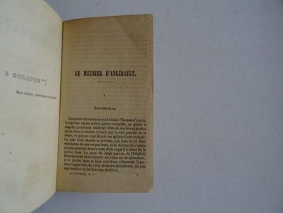 null « Le meunier d’Angibault » [tome 1/3], George Sand ; Ed. Alph. Lebègue et sacré...
