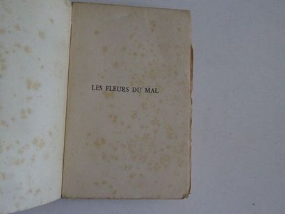 null « Les fleurs du mal », Charles Baudelaire ; Ed. Nilsson, 1931, 256 p. (première...