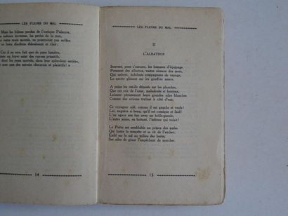null « Les fleurs du mal », Charles Baudelaire ; Ed. Nilsson, 1931, 256 p. (première...