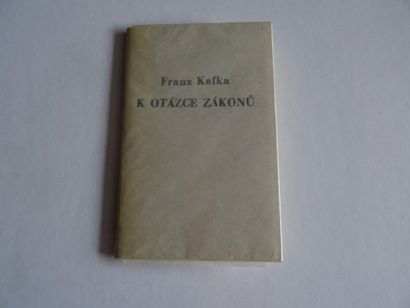 null « K otázce zákonu » [ouvrage publié à titre d’essai 3 / 8], Franz Kafka ; Ed....