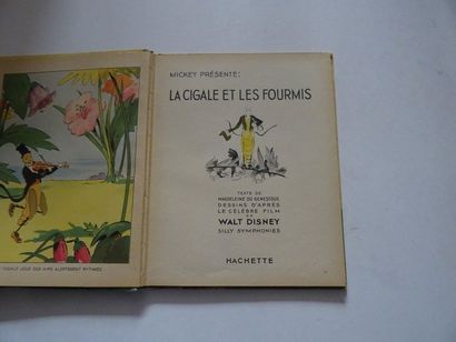 null « La cigale et les fourmis », Magdeleine Genestoux, dessins d’après le film...