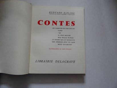 null « Contes », Rudyard Kipling ; Ed. Delagrave, 1959, 168 p. (tranche insolée,...