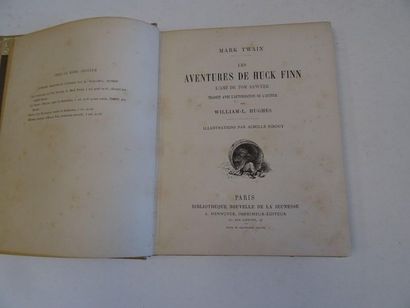 null « Les aventures de Huck Finn, l’amie de Tom Sawyer », Mark Twain ; Ed. Bibliothèque...