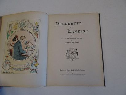 null « Delurette et Lambine », Lucien Métivet ; Ed. Henri Laurens, 1922, 100 p. (couverture...