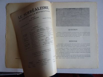 null « Le surréalisme au service de la révolution » [revue n°1 et 3], Œuvre collective...