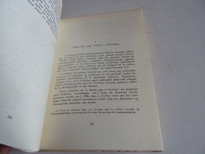 null « Le plastique lettriste et hypergraphique », Maurice Lemaitre ; Ed. Caractère,...