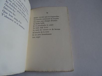 null « Chansons Malaises », Ivan Goll ; Ed. Editions poésie et cie, 1935, 48 p. (couverture...