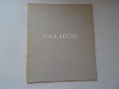 null « Ange Leccia : Séance », [catalogue d’exposition], Œuvre collective sous la...