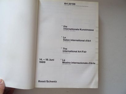 null « Art 20’89 » [catalogue d’exposition], Œuvre collective sous la direction de...