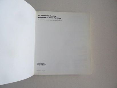 null « De bonnard à Baselitz : Dix ans d’enrichissement du cabinet des estampes 1979-1988 »,...