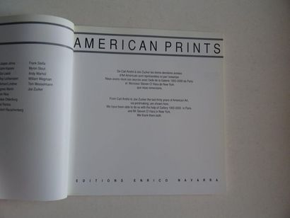 null « American prints », [catalogue d’exposition], Œuvre collective sous la direction...