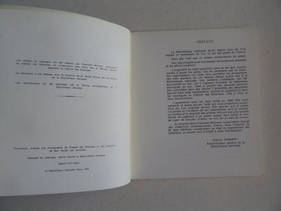 null « L’estampe contemporaine à la Bibliothèque Nationale » [catalogue d’exposition],...