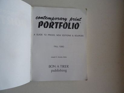 null « Contemporary print portfolio », Œuvre collective sous la direction de Bon...