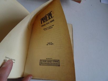 null « Prière », Pierre Jean Jouve ; Ed. Librairie Stock, 1924, 64 p. (ouvrage n°...