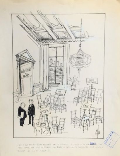 CLIVANEL (1938), dit CALVI Conférence de Paris

Conférence de Paris que les accords...