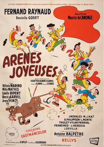 null Arènes Joyeuses
Maurice de Canonge. 1957. DUBOUT Albert. Affiche lithographique....