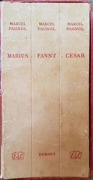 PAGNOL Marcel 
Marius, Fanny, César. Ed. du livre Monte Carlo 1949. Second tirage...