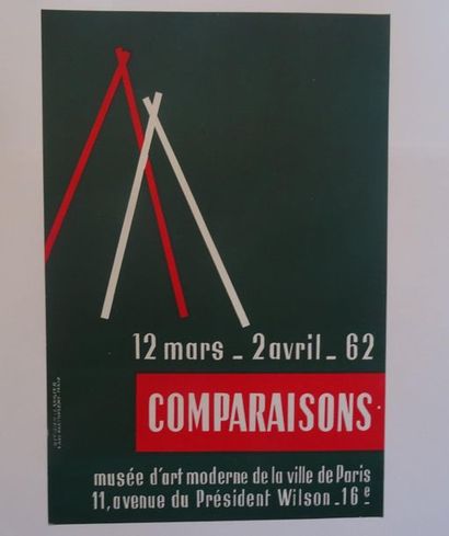 null « Comparaison », Musée d’Art Moderne de la ville de Paris, 1962 ; Imp. Righier-Laugier...