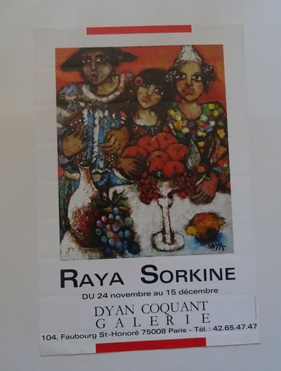 null « Raya Sorkine », Dyan Coquant galerie ; Imp. Esquerre Graphique [60*40 cm]...