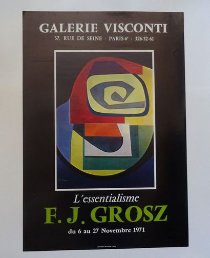 « F.J.Grosz : L’essentialisme », Galerie...