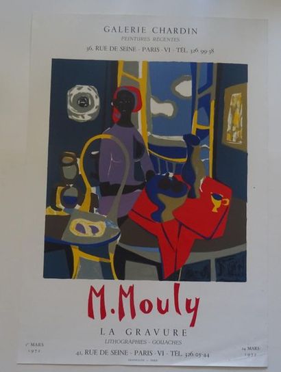 « M. Mouly : La gravure / Lithographies-Gouaches »,...